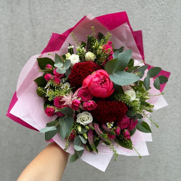 Blumenstrauß - pink Bild 1